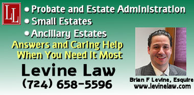 Law Levine, LLC - Estate Attorney in Warren County PA for Probate Estate Administration including small estates and ancillary estates